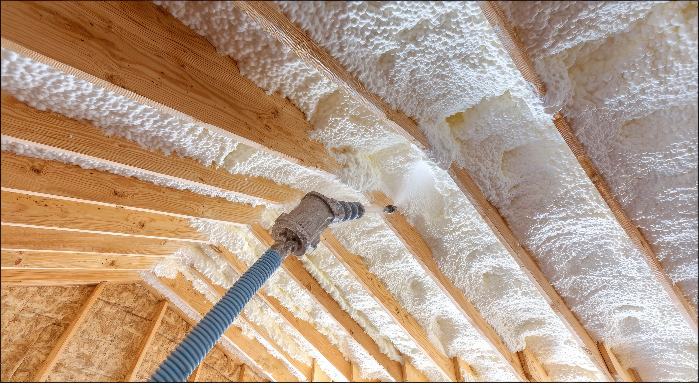 Homme en pull vert appliquant un produit de protection sur bardage bois extérieur d'une maison avec pinceau